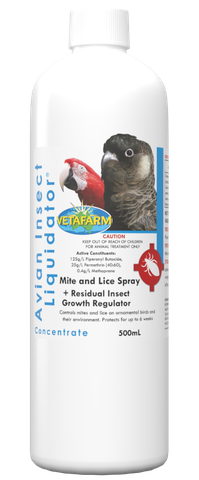 Vetafarm Avian Insect Liquidator Concentrate 500mL