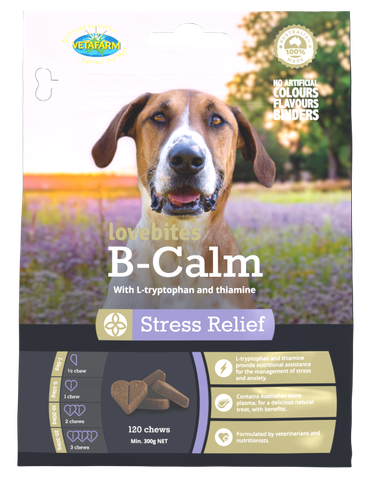 Vetafarm Lovebites B-Calm for Dogs 120s