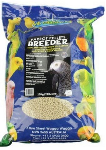 Vetafarm Parrot Breeder Pellets 10Kg