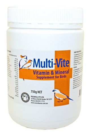 PASSWELL MULTIVITE BIRDS 750G