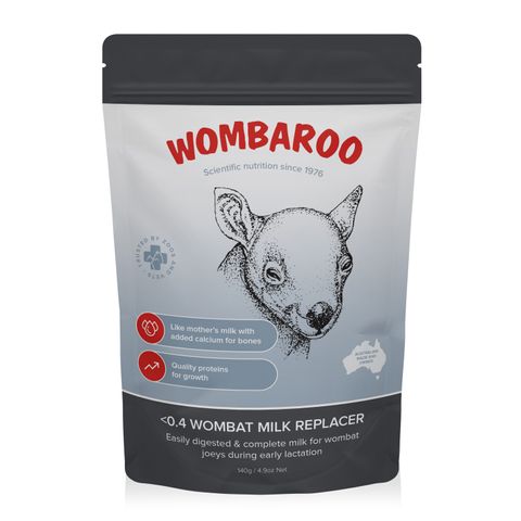 Wombaroo Wombat Milk Replacer <0.4 140g