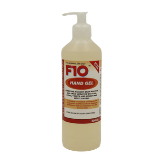 F10 Hand Gel Pump Pack 500ml