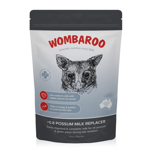 WOMBAROO POSSUM MILK >0.8 250G