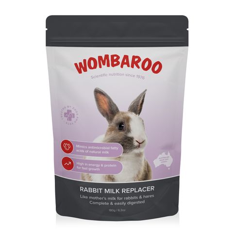 WOMBAROO RABBIT MILK REPLACER 180G