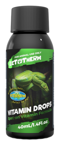 Vetafarm Ectotherm Vitamin Drops 40mL