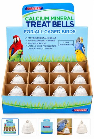 ProBird Calcium & Charcoal Bells 12pk