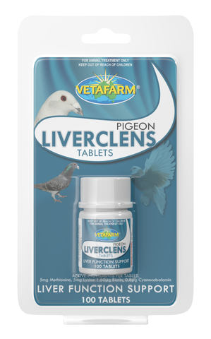 VETAFARM PIGEON LIVERCLENS TABS 100PK