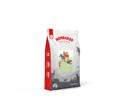 WOMBAROO HERBIVORE PELLETS 5KG