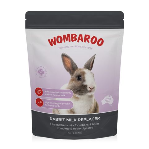 WOMBAROO RABBIT MILK REPLACER 1KG