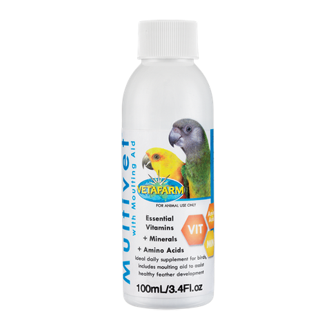 VETAFARM MULTIVET WITH MOULTING AID 100ML