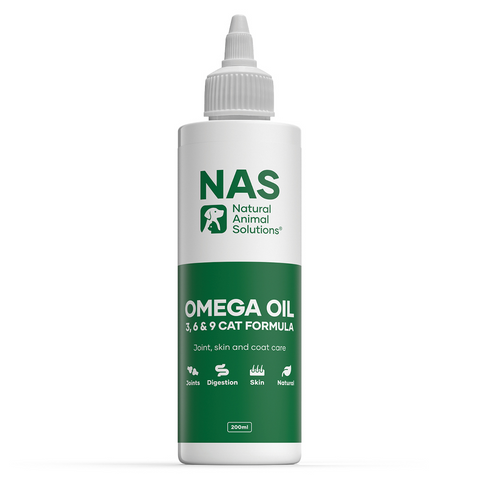 NATURAL ANIMAL SOLUTIONS OMEGA 3 6 & 9 OIL FOR CATS 200ML