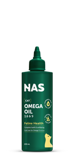 NATURAL ANIMAL SOLUTIONS OMEGA 3 6 & 9 OIL FOR CATS 200ML