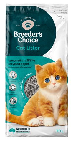 BREEDERS CHOICE CAT LITTER 30L