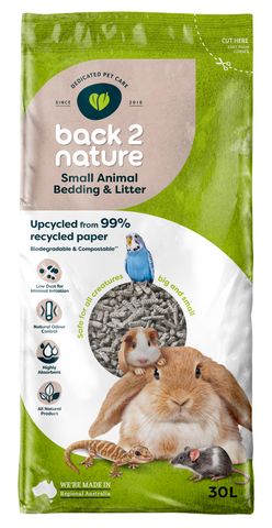 BACK 2 NATURE SMALL ANIMAL BEDDING 30L