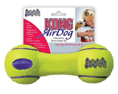 KONG AIRDOG SQUEAKER DUMBBELL SMALL ASDB3