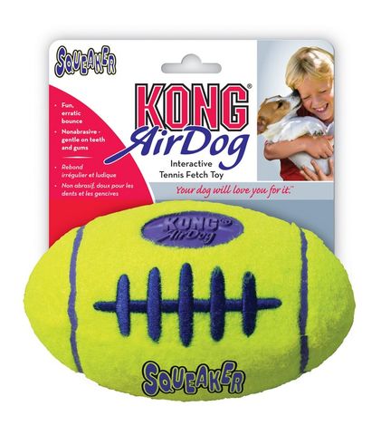 KONG AIRDOG SQUEAKER FOOTBALL LARGE ASFB1