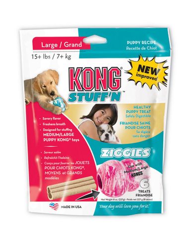 KONG STUFF N PUPPY ZIGGIES SMALL 12PACK XZ61