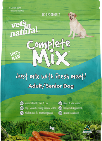 VETS ALL NATURAL COMPLETE MIX ADULT SENIOR 1KG