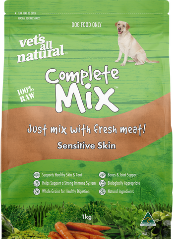 VETS ALL NATURAL COMPLETE MIX SENSITIVE SKIN 1KG