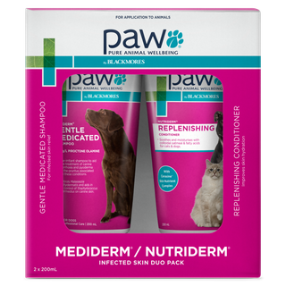 PAW MEDIDERM/NUTRIDERM 200ML DUO PACK