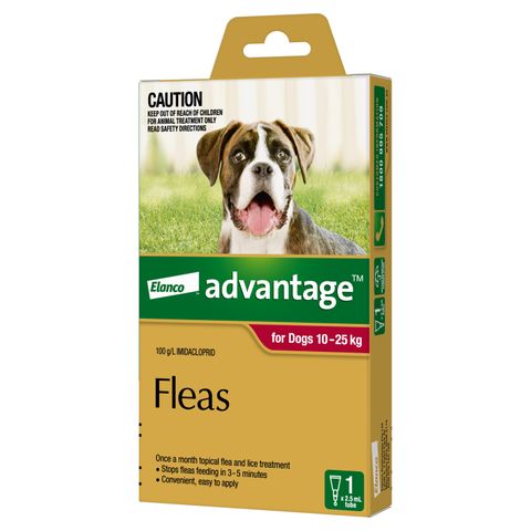 ADVANTAGE LARGE DOG 10-25KG 1PACK