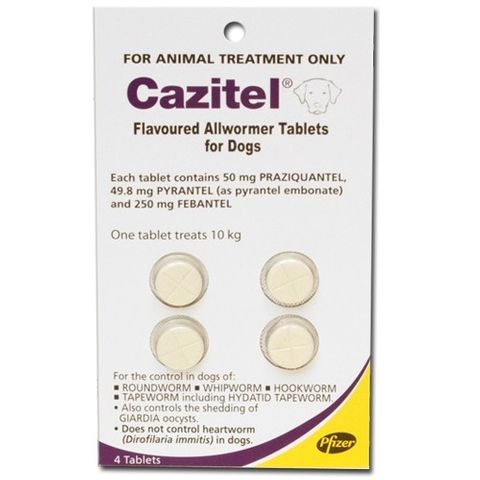 CAZITEL 10KG 4TAB ALLWORMER