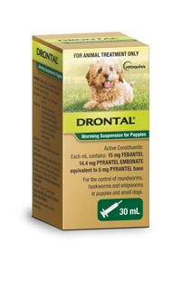 DRONTAL WORMING SUSPENSION PUPPIES 30ML