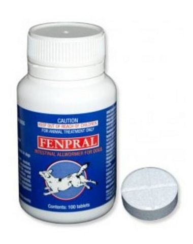 FENPRAL DOG ALLWORMER 10KG 100TABS