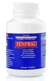 FENPRAL DOG ALLWORMER 40KG 50TABS