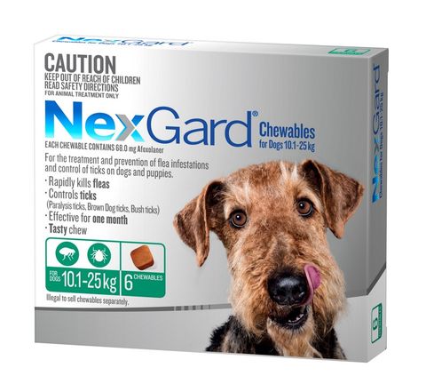 NEXGARD LARGE 10.1-25KG 6PACK