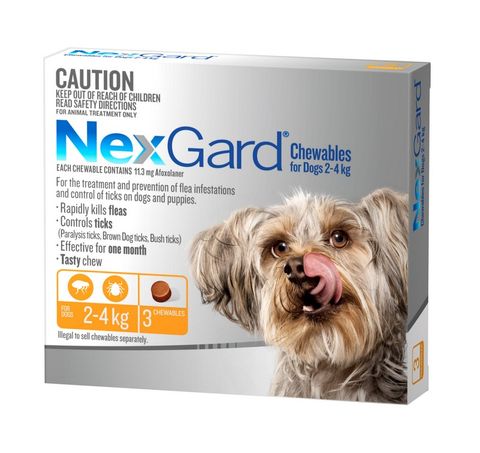 NEXGARD V.SMALL 2.0-4KG 3PACK