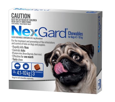 NEXGARD MEDIUM 4.1-10KG 3PACK