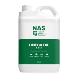 NATURAL ANIMAL SOLUTIONS OMEGA 3 6 & 9 OIL DOGS HORSES 5000ML