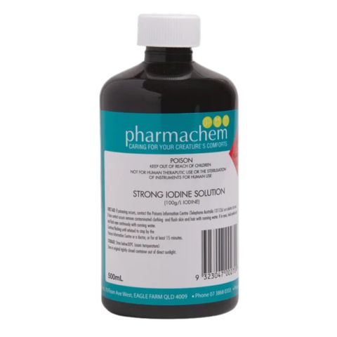 PHARMACHEM IODINE STRONG 10% 500ML