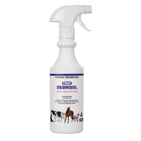 TROY DEBRISOL WOUND SPRAY 500ML