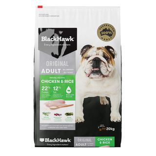 BLACK HAWK ADULT CHICKEN & RICE 20KG