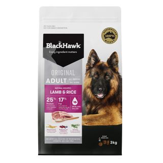 BLACK HAWK ADULT LAMB & RICE 3KG