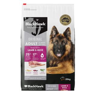 BLACK HAWK ADULT LAMB & RICE 20KG