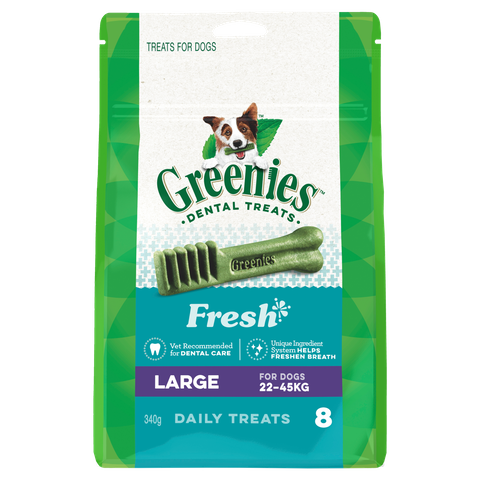 GREENIES FRESHMINT PACK 340G LARGE