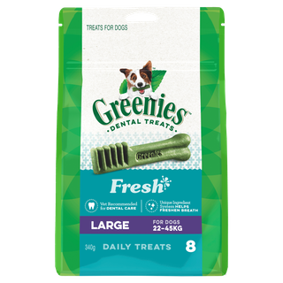 GREENIES FRESHMINT PACK 340G LARGE