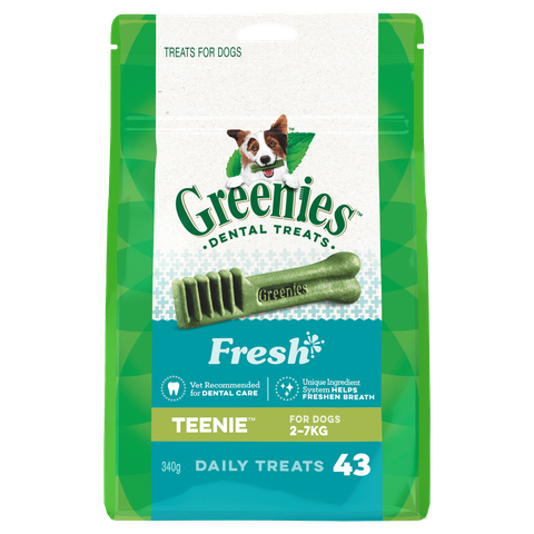 GREENIES FRESHMINT PACK 340G TEENIE