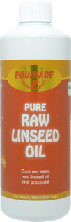 EQUINADE PURE RAW LINSEED OIL 500ML
