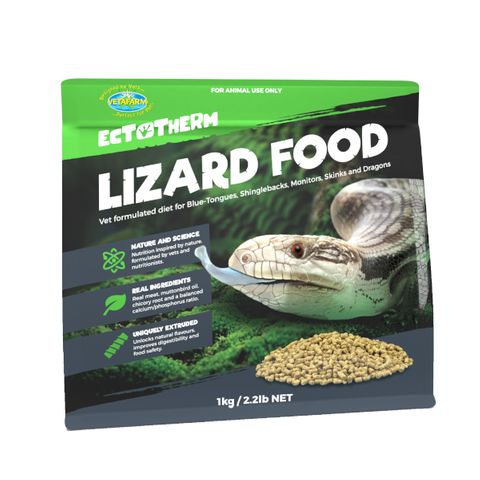 VETAFARM ECTOTHERM LIZARD FOOD 1KG