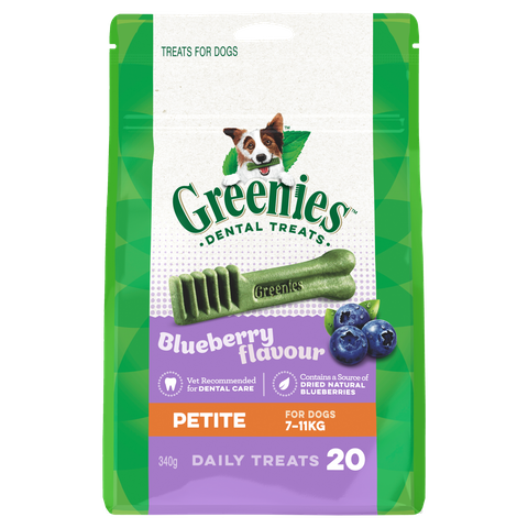 GREENIES BLUEBERRY PACK 340G PETITE