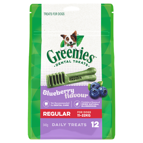 GREENIES BLUEBERRY PACK 340G REGULAR