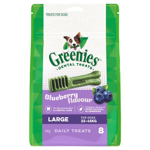 GREENIES BLUEBERRY PACK 340G LARGE