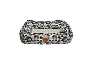 MOG AND BONE BOLSTER BED MOCCA DIAMOND LARGE