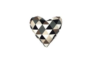 MOG AND BONE HEART SHAPED SOFT TOY MOCCA DIAMOND