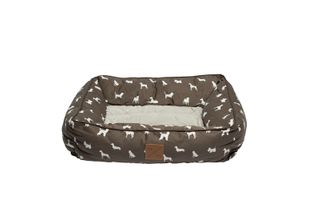 MOG AND BONE BOLSTER BED MOCCA DOG LARGE