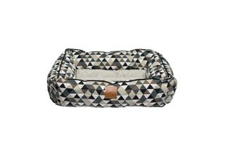 MOG AND BONE BOLSTER BED MOCCA DIAMOND SMALL